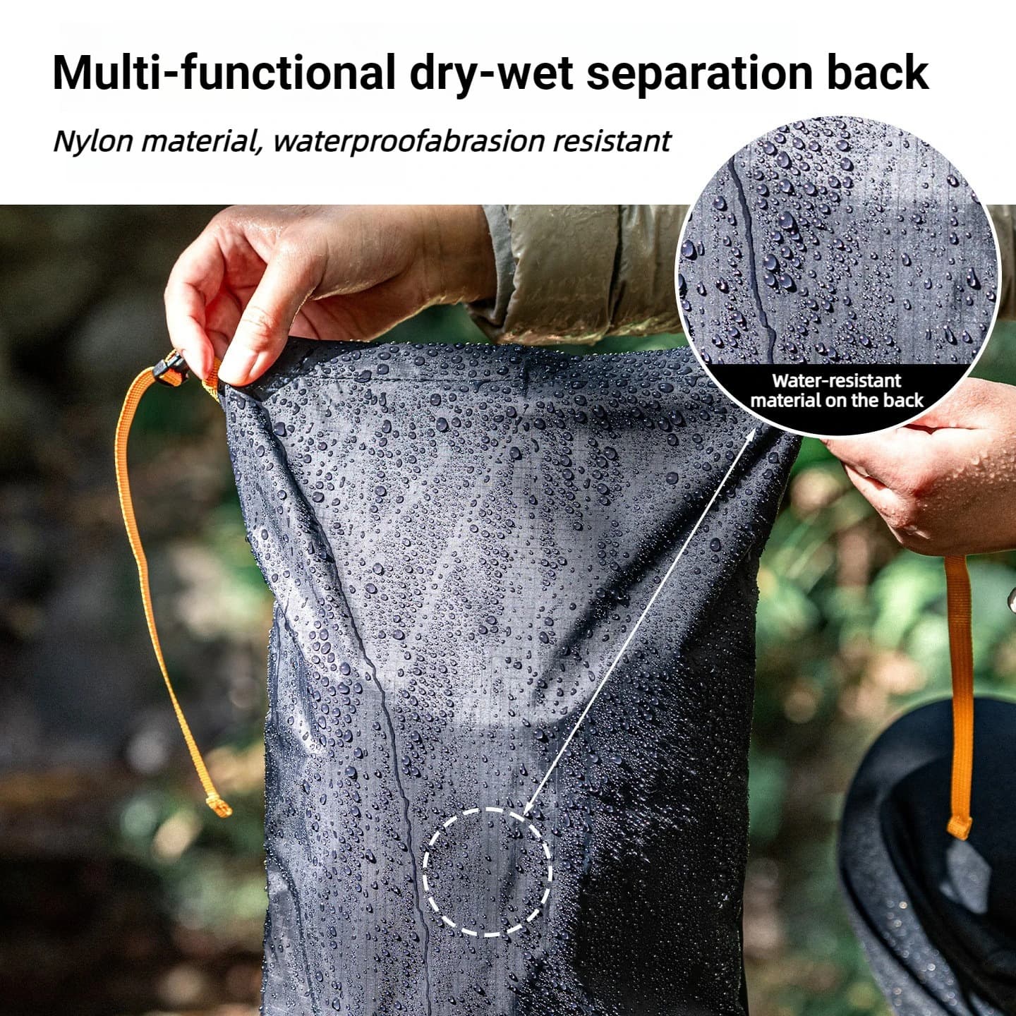 Torba kangur doczepiana do plecaka