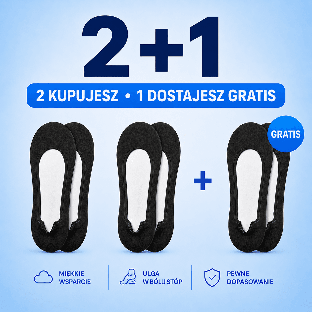Velora komfortowe stopki amortyzujące