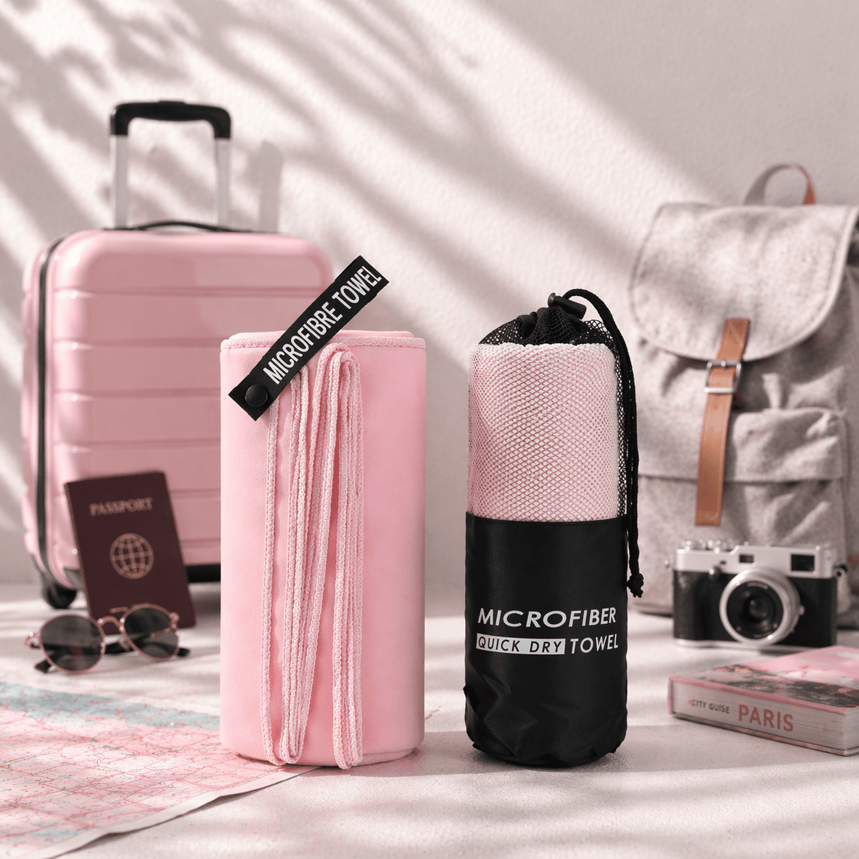 Szybkoschnący ręcznik do podróży